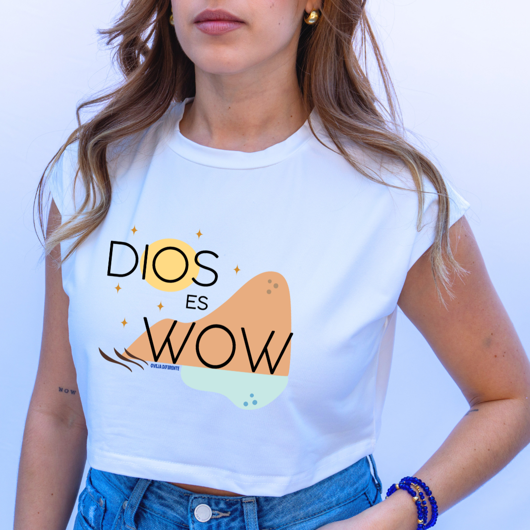 Crop Top - Dios es WOW